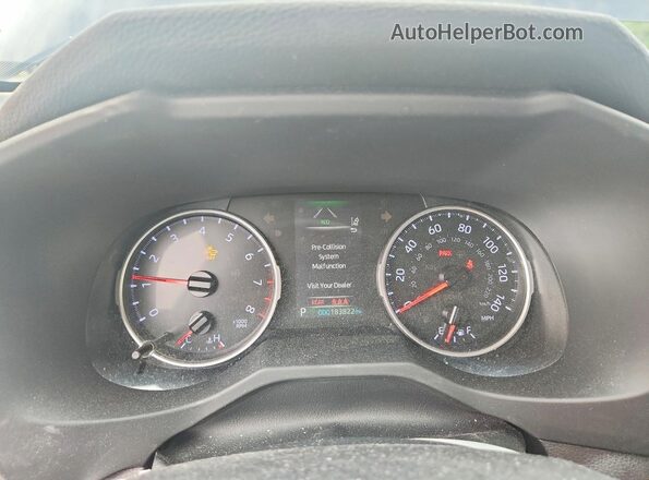 JTMW1RFV0LD049033 2020 TOYOTA RAV4 Blue Vista del cuadro de instrumentos