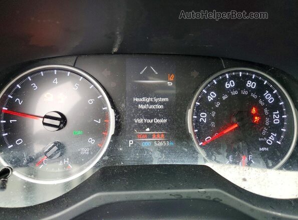 JTMW1RFV2LD521958 2020 TOYOTA RAV4 Silver Instrument cluster view