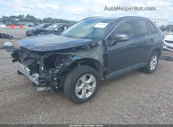 JTMW1RFV3KD017174 2019 TOYOTA RAV4 Серый Передняя левая четверть