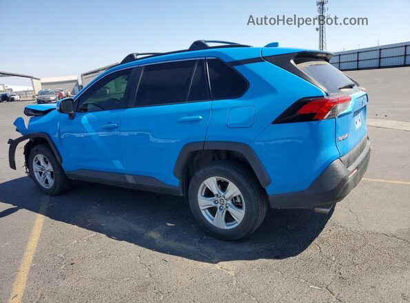 JTMW1RFV4KD037594 2019 TOYOTA RAV4 Blue Հետևի ձախ