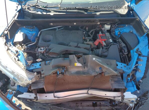 JTMW1RFV4KD037594 2019 TOYOTA RAV4 Blue Շարժիչի բաժամունքի տեսք