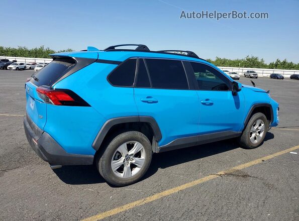 JTMW1RFV4KD037594 2019 TOYOTA RAV4 Blue Հետևի աջ