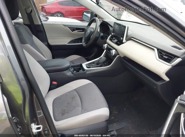 JTMW1RFV4KD510717 2019 TOYOTA RAV4 Серый Вид салона спереди