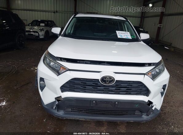 JTMW1RFV4KJ014379 2019 TOYOTA RAV4 White Вид спереду