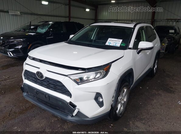 JTMW1RFV4KJ014379 2019 TOYOTA RAV4 White Передня ліва чверть