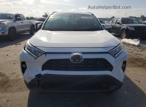 JTMW1RFV4KJ014687 2019 TOYOTA RAV4 White Widok z przodu