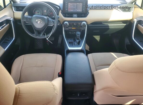JTMW1RFV4KJ014687 2019 TOYOTA RAV4 White Widok deski rozdzielczej
