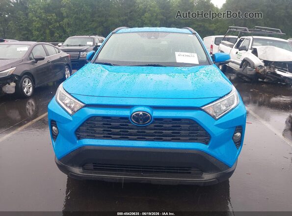 JTMW1RFV8MD063084 2021 TOYOTA RAV4 Синий Вид щитка приборов