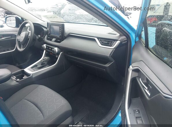 JTMW1RFV8MD063084 2021 TOYOTA RAV4 Синий Вид салона спереди