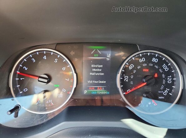 JTMW1RFVXKD012991 2019 TOYOTA RAV4 Gray Vista del cuadro de instrumentos
