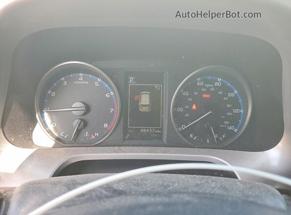 JTMWFREV0JJ197376 2018 TOYOTA RAV4 White Instrument cluster view