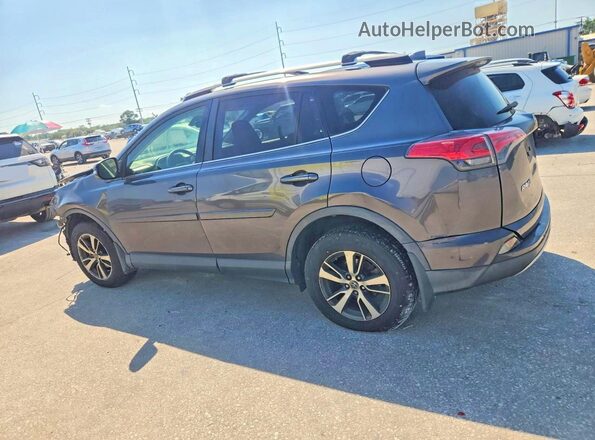 JTMWFREV1JJ736555 2018 TOYOTA RAV4 Gray Rear left