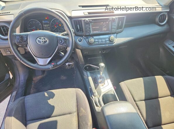 JTMWFREV1JJ736555 2018 TOYOTA RAV4 Gray Dashboard view