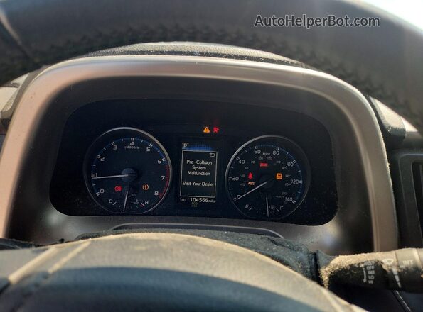 JTMWFREV1JJ736555 2018 TOYOTA RAV4 Gray Instrument cluster view