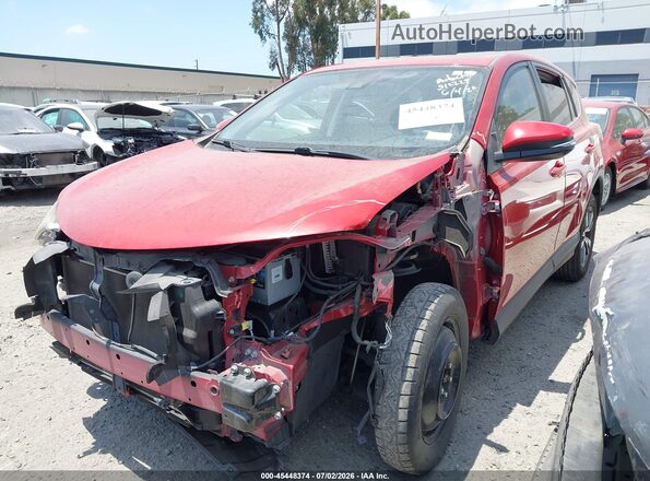 JTMWFREV3HJ140504 2017 TOYOTA RAV4 Red წინა მარცხენა ხედი სამი მეოთხედიდან