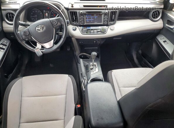 JTMWFREV3JJ160743 2018 TOYOTA RAV4 White Առջևի վահանակի տեսք