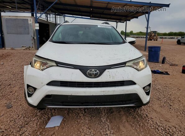 JTMWFREV3JJ160743 2018 TOYOTA RAV4 White Դիմացի տեսք