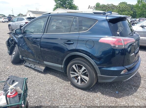 JTMWFREV3JJ165618 2018 TOYOTA RAV4 Blue Rear left