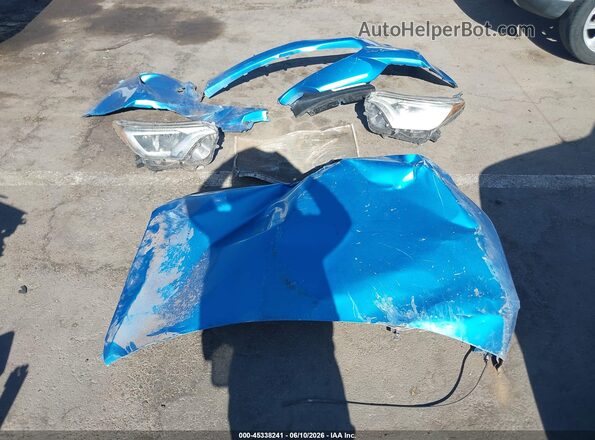 JTMWFREV4HD097144 2017 TOYOTA RAV4 Blue Widok zestawu wskaźników
