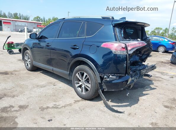 JTMWFREV4JJ172528 2018 TOYOTA RAV4 Blue Rear left