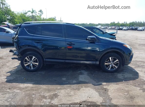 JTMWFREV4JJ172528 2018 TOYOTA RAV4 Blue Rear interior view