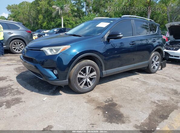 JTMWFREV4JJ172528 2018 TOYOTA RAV4 Blue Front left
