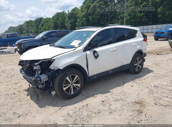 JTMWFREV4JJ201493 2018 TOYOTA RAV4 White Front left