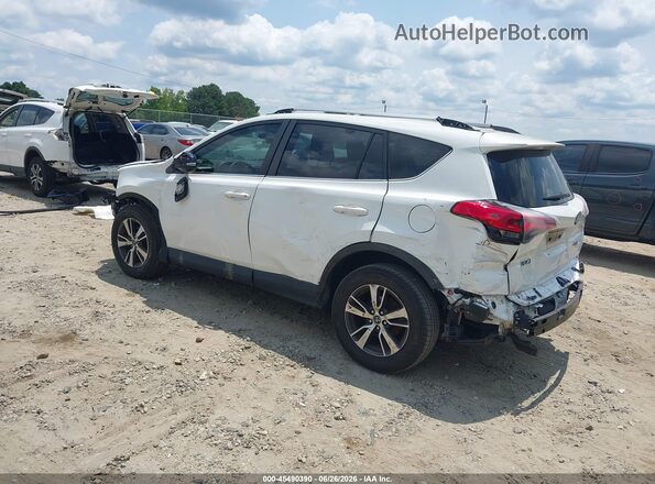 JTMWFREV4JJ201493 2018 TOYOTA RAV4 White Rear left