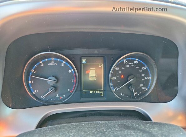 JTMWFREV5HD100617 2017 TOYOTA RAV4 Blue Vista del cuadro de instrumentos