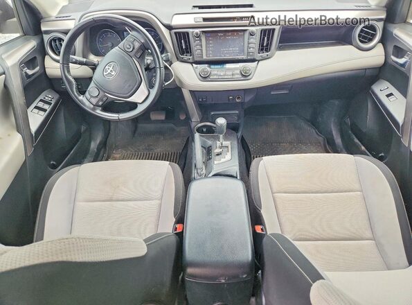 JTMWFREV5HJ133649 2017 TOYOTA RAV4 Blue Widok deski rozdzielczej