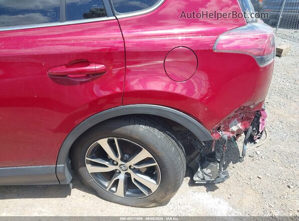 JTMWFREV5JD116807 2018 TOYOTA RAV4 Красный Вид спереди
