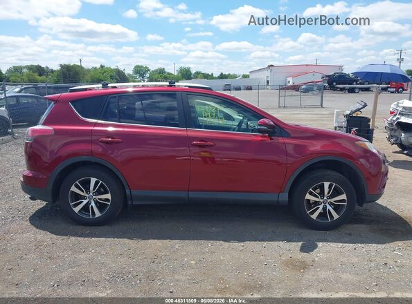 JTMWFREV5JD116807 2018 TOYOTA RAV4 Красный Вид задней части салона