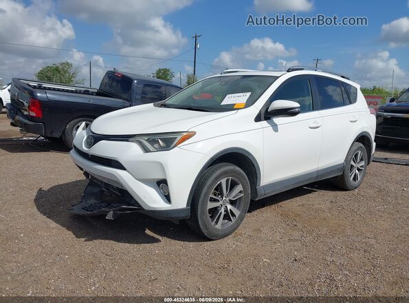 JTMWFREV5JJ193341 2018 TOYOTA RAV4 White Vista tres cuartos delantera izquierda