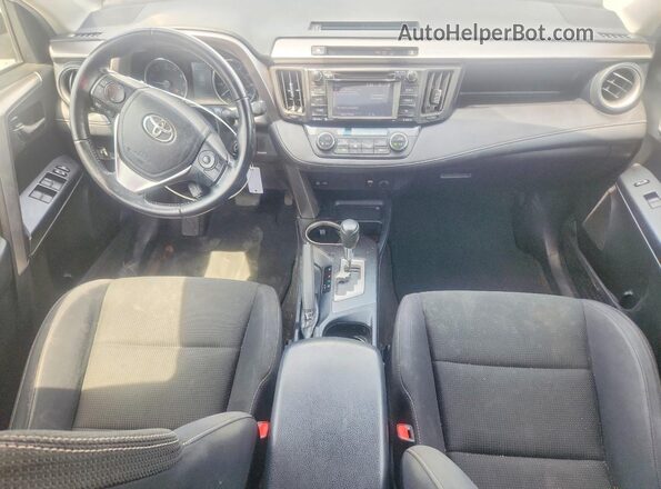 JTMWFREV6GD087777 2016 TOYOTA RAV4 White Առջևի վահանակի տեսք