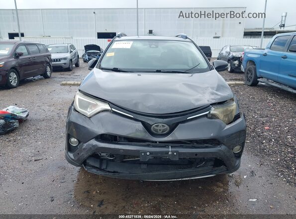JTMWFREV6HJ149102 2017 TOYOTA RAV4 Gray Instrument cluster view