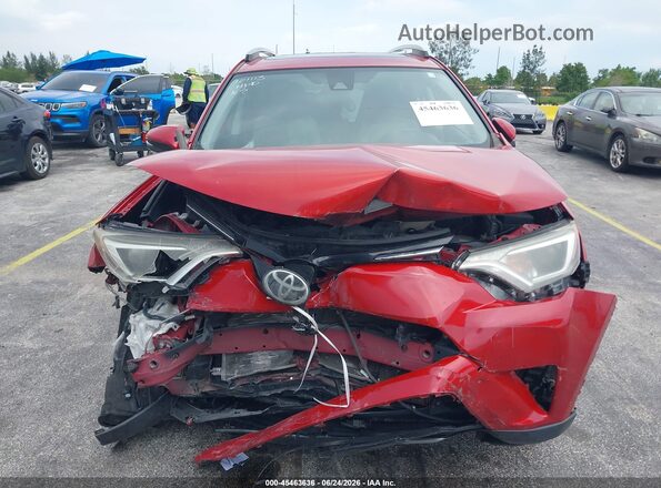 JTMWFREV7HJ121115 2017 TOYOTA RAV4 Red Vista del cuadro de instrumentos