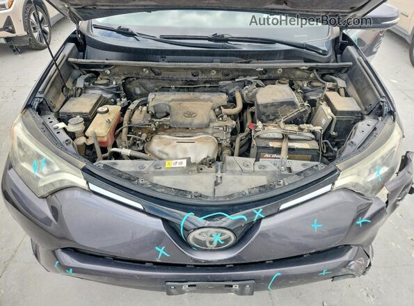 JTMWFREV7HJ123088 2017 TOYOTA RAV4 Gray Vista del compartimento del motor