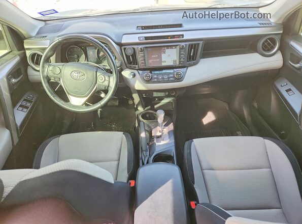 JTMWFREV7JD126299 2018 TOYOTA RAV4 Silver Առջևի վահանակի տեսք