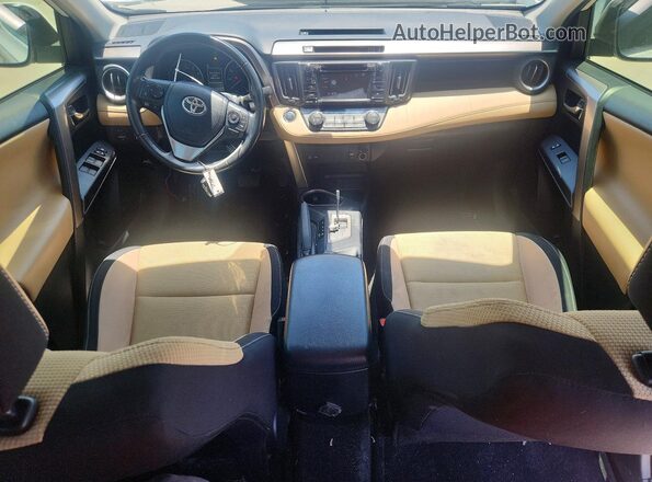 JTMWFREV7JJ752159 2018 TOYOTA RAV4 White წინა პანელის ხედი
