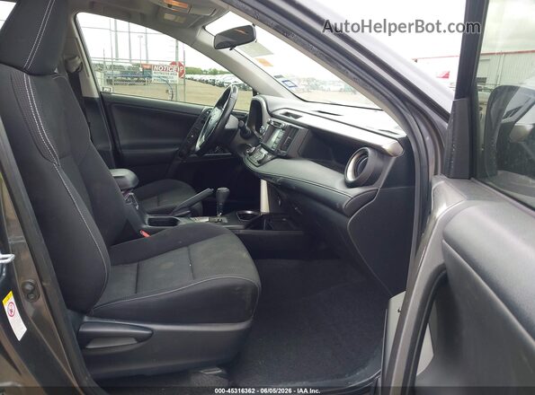 JTMWFREV8GD091796 2016 TOYOTA RAV4 Gray Widok wnętrza z przodu