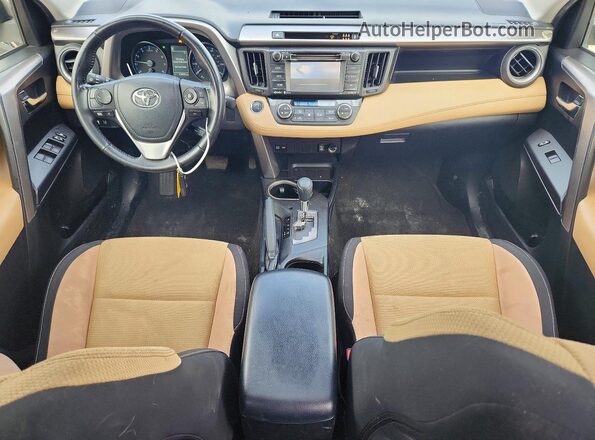 JTMWFREV9HD105657 2017 TOYOTA RAV4 White Առջևի վահանակի տեսք