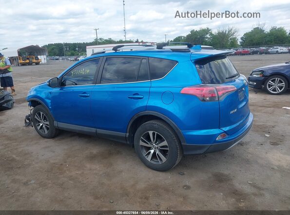 JTMWFREVXHJ700146 2017 TOYOTA RAV4 Blue Rear left