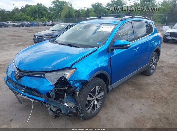 JTMWFREVXHJ700146 2017 TOYOTA RAV4 Blue Front left