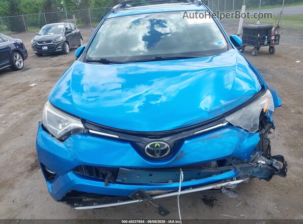 JTMWFREVXHJ700146 2017 TOYOTA RAV4 Blue Front view