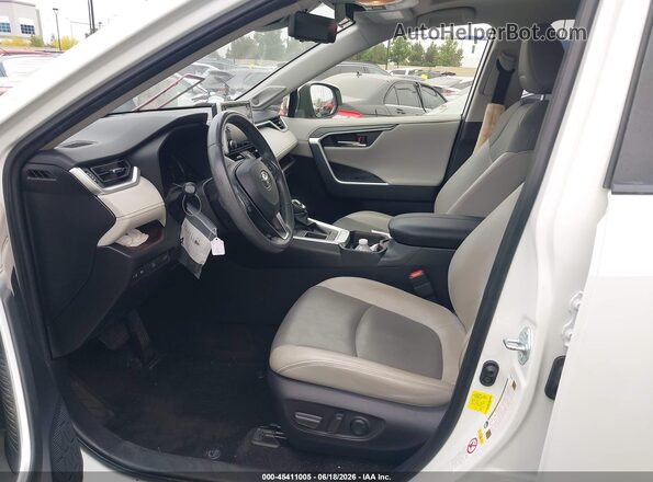 JTMY1RFV0KD513333 2019 TOYOTA RAV4 White Սալոնի դիմացի տեսք