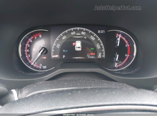 JTMY1RFV0KD513333 2019 TOYOTA RAV4 White Հետևի նստատեղերի տեսք