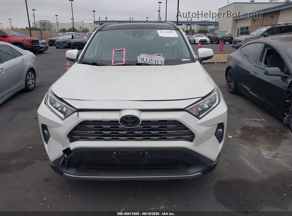 JTMY1RFV0KD513333 2019 TOYOTA RAV4 White Սալոնի հետևի տեսք