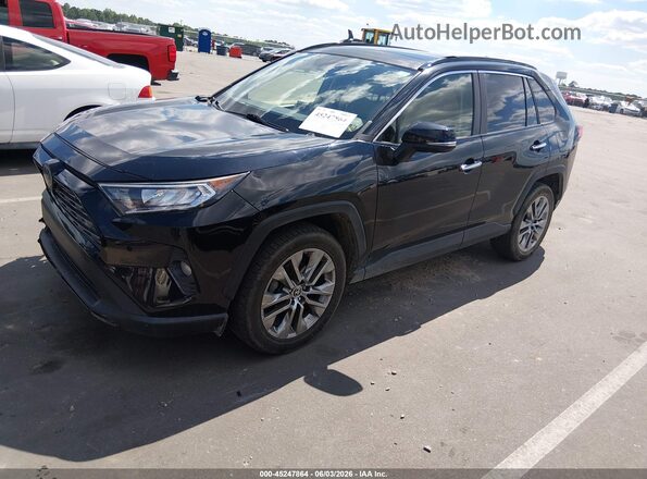 JTMY1RFV6KD512915 2019 TOYOTA RAV4 Black Передня ліва чверть