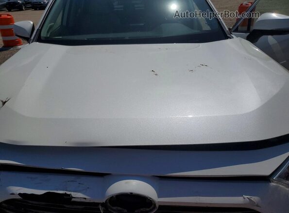 JTMY1RFV7KD515628 2019 TOYOTA RAV4 White უკანა სალონის ხედი