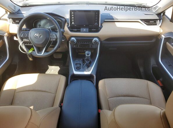 JTMY1RFV7KD515628 2019 TOYOTA RAV4 White წინა პანელის ხედი